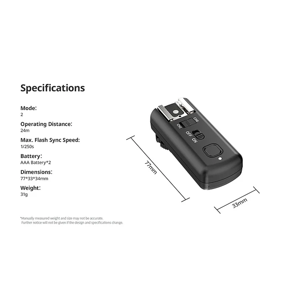 Ulanzi TT-01 Trigger Para Flash L002 20