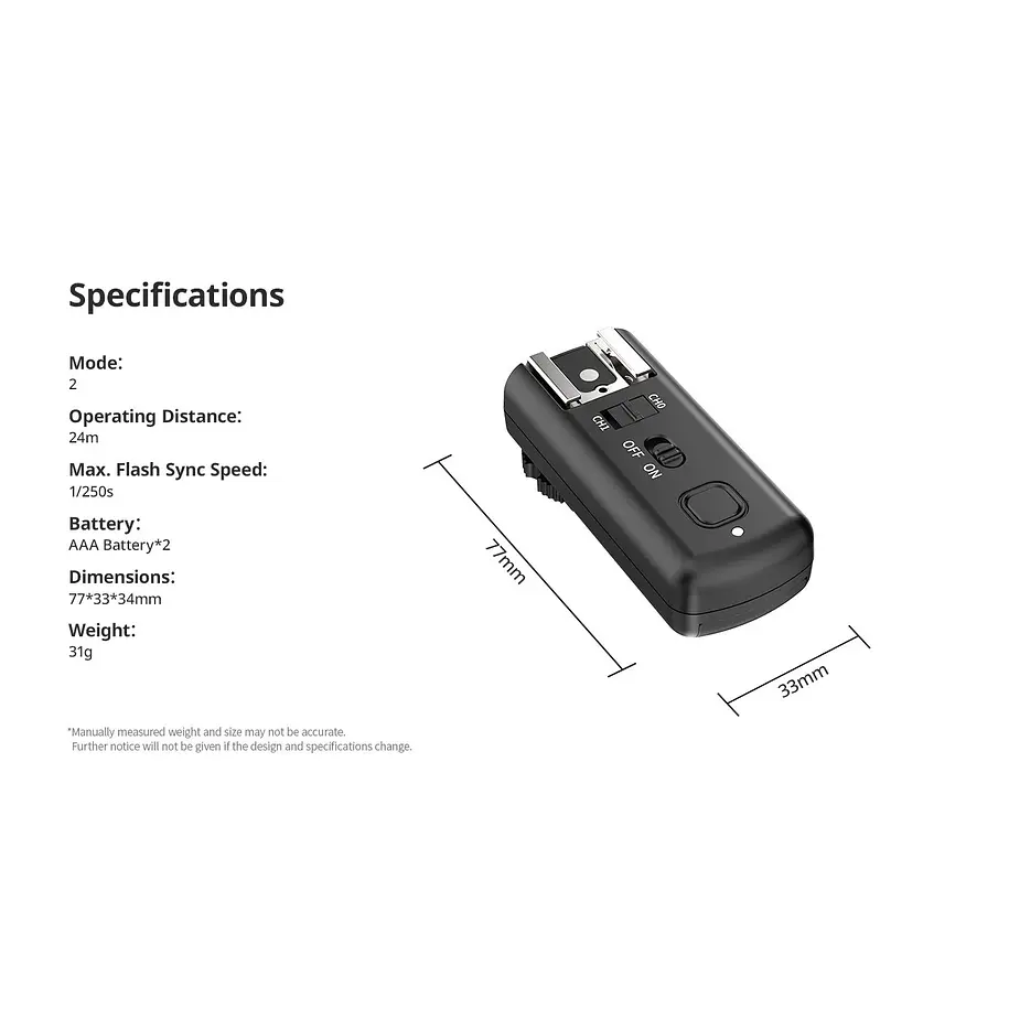 Ulanzi TT-01 Trigger Para Flash L002 20