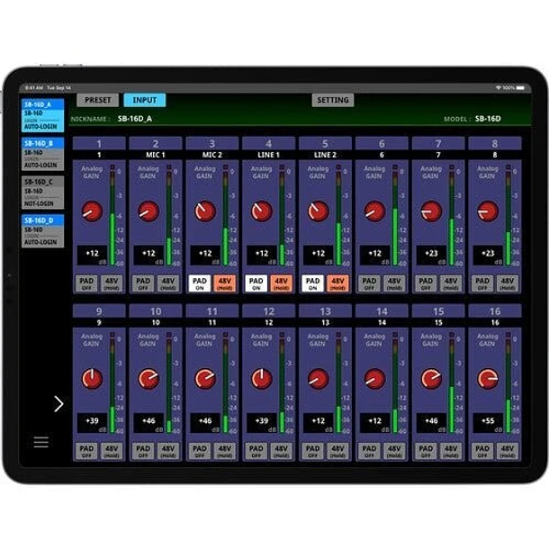 Tascam SB16D - Stagebox digital para consolas Sonicview 8
