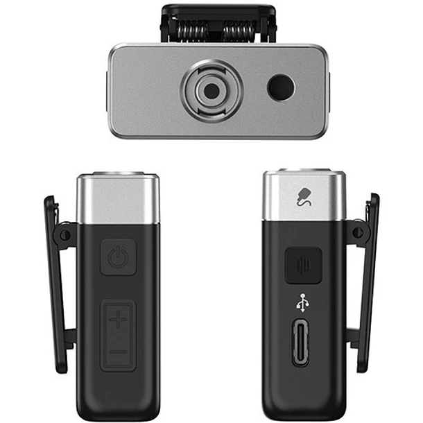 Ulanzi U-Mic AM18 Micrófono Lavalier Doble Hasta 100 Metros A018GBB1 9