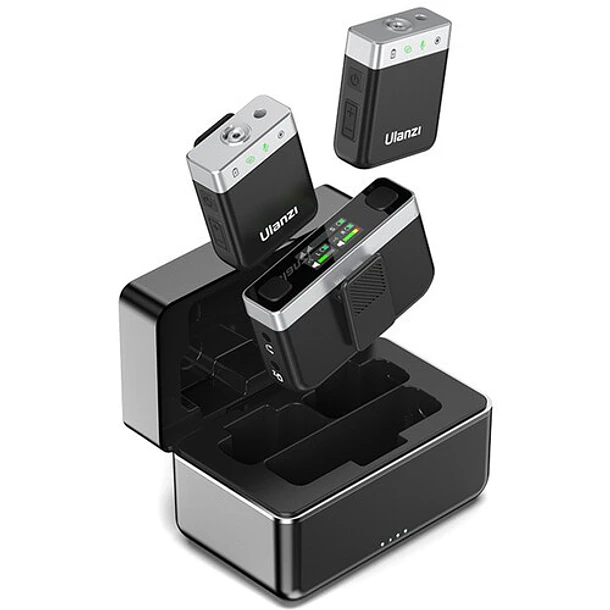 Ulanzi U-Mic AM18 Micrófono Lavalier Doble Hasta 100 Metros A018GBB1 10