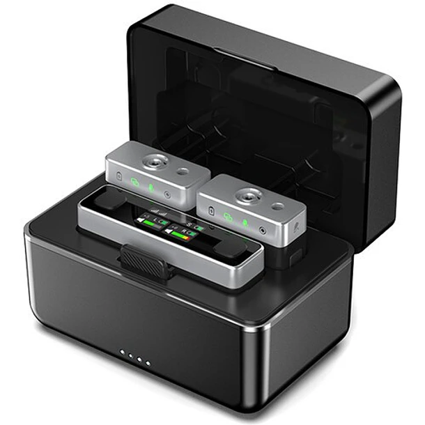 Ulanzi U-Mic AM18 Micrófono Lavalier Doble Hasta 100 Metros A018GBB1 12