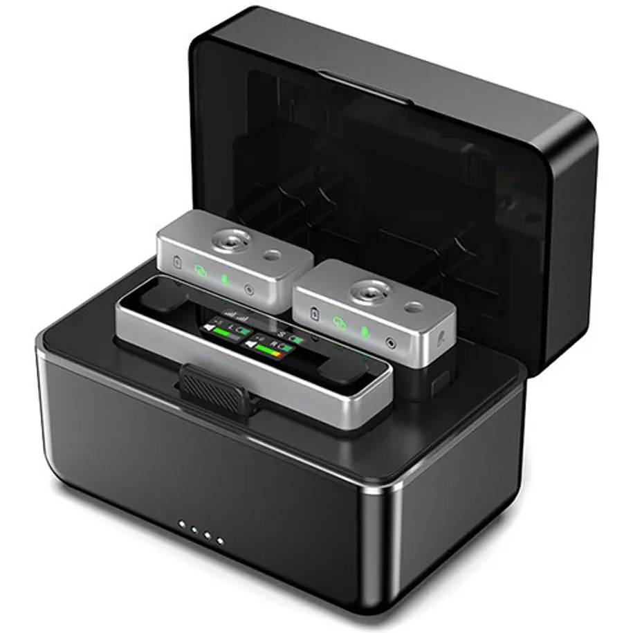Ulanzi U-Mic AM18 Micrófono Lavalier Doble Hasta 100 Metros A018GBB1 12