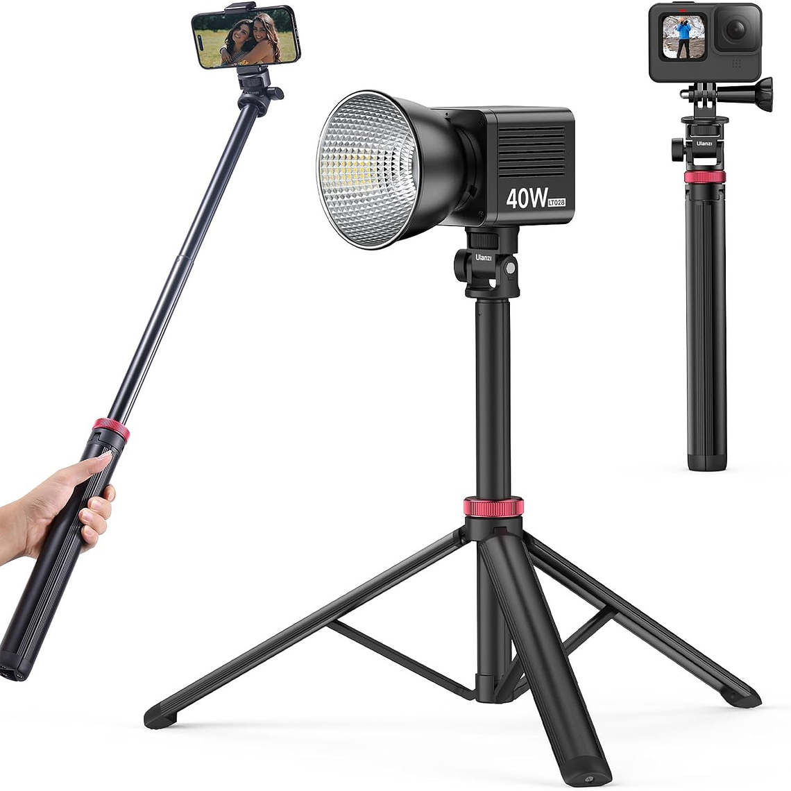 Ulanzi MT-79  Pie de Iluminación Ultra Compacto de 2m T075GBB1 3