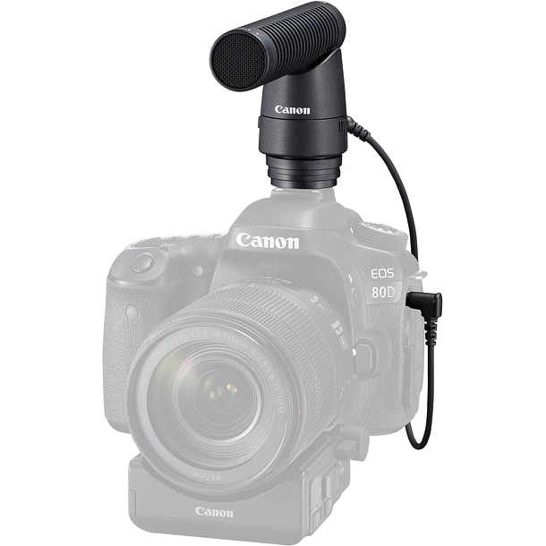 Canon Micrófono Direccional DM-E1 Con Cable 3.5mm Para Cámaras 2