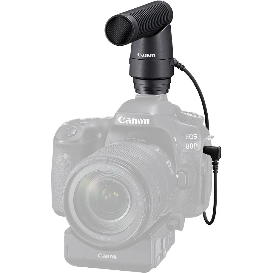 Canon Micrófono Direccional DM-E1 Con Cable 3.5mm Para Cámaras 2