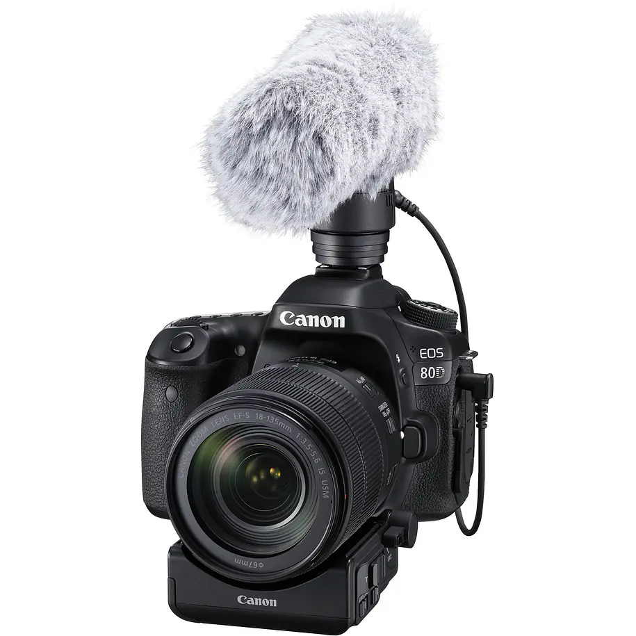 Canon Micrófono Direccional DM-E1 Con Cable 3.5mm Para Cámaras 5