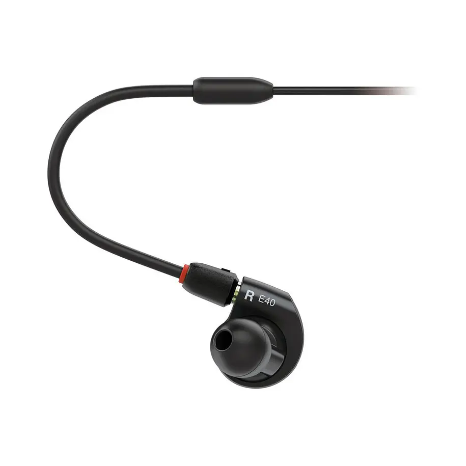 Audio-Technica ATH-E40 E-Series Auriculares intrauditivos profesionales con monitor 3