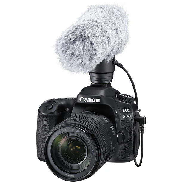 Canon Micrófono Direccional DM-E1 Con Cable 3.5mm Para Cámaras 6
