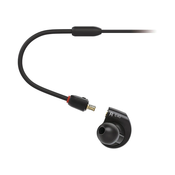 Audio-Technica ATH-E40 E-Series Auriculares intrauditivos profesionales con monitor 4
