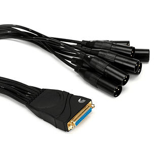 Daddario Pw-Xlrmb-01 Cable Db25 - Xlr Macho 0,5m Daddario