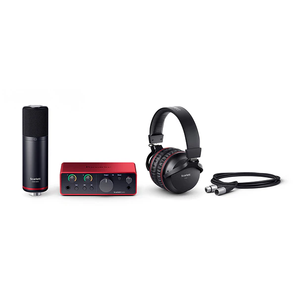 FOCUSRITE SCARLETT SOLO STUDIO PACK HOMESTUDIO 4TA GEN FOCUSRITE 3