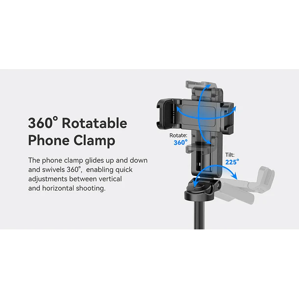 Ulanzi JJ02 Trípode y Empuñadura Multifuncional Para Teléfonos Con Control Remoto  M004 16