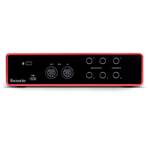 FOCUSRITE SCARLETT 4I4 (3ER GEN) RD INTERFAZ AUDIO FOCUSRITE