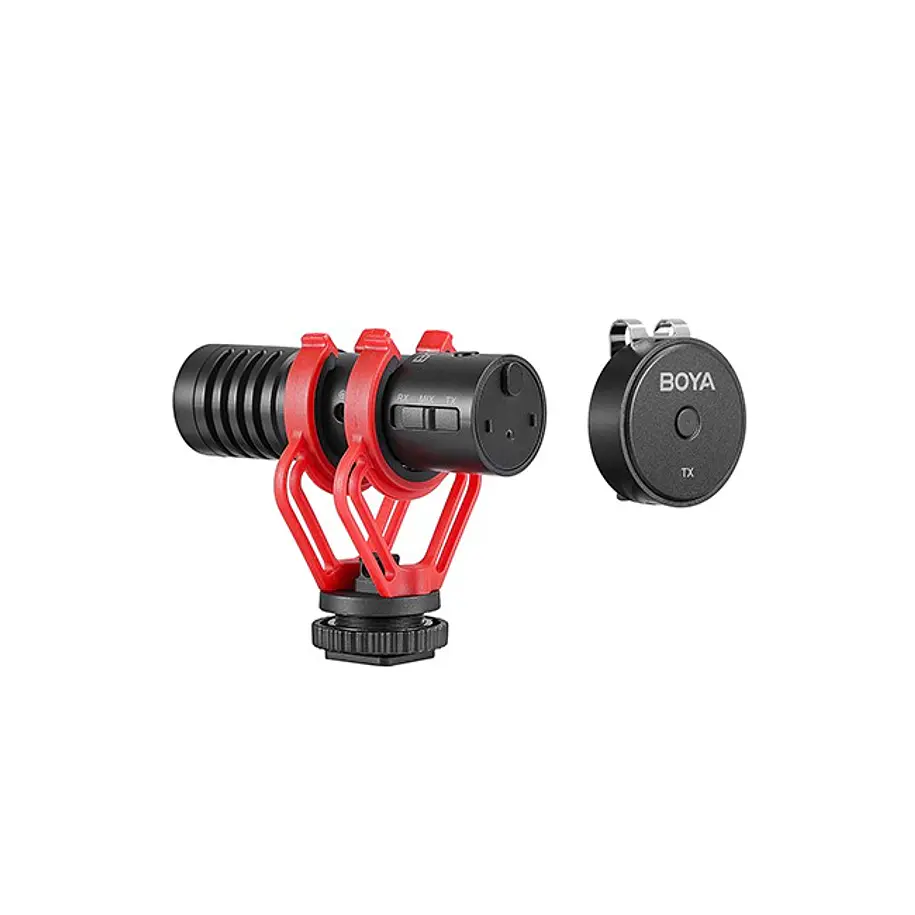 Boya BY-MM1W Micrófono Dual Para Cámara y Lavalier Inalámbrico 4