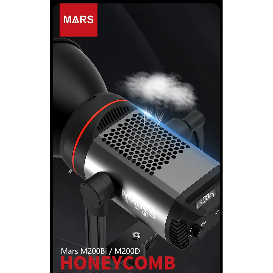 Triopo M-200BI Mars Cañón Led 200w Bicolor (6500K-2700K) 9