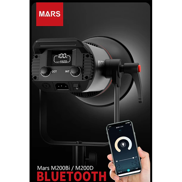 Triopo M-200BI Mars Cañón Led 200w Bicolor (6500K-2700K) 10