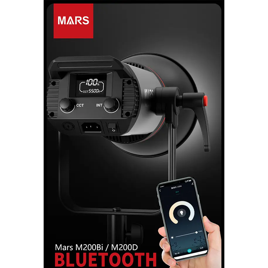 Triopo M-200BI Mars Cañón Led 200w Bicolor (6500K-2700K) 10
