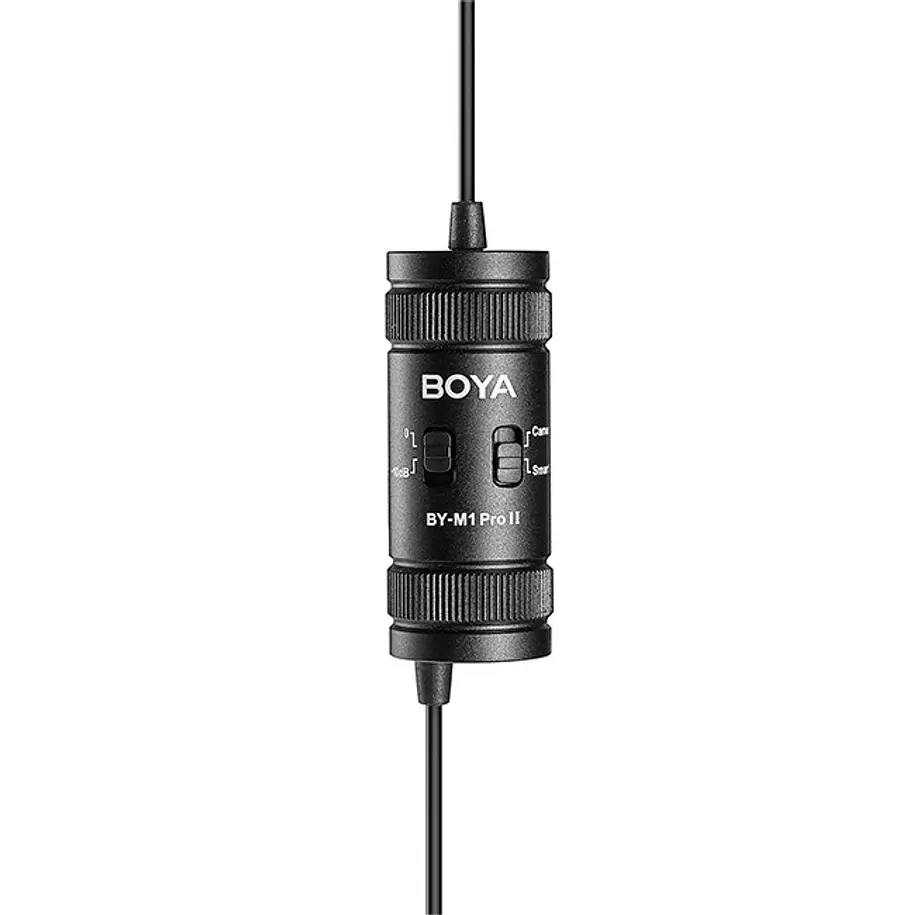 Boya BY-M1 Pro II Micrófono Lavalier con Salida de Audífonos No Usa Batería 3