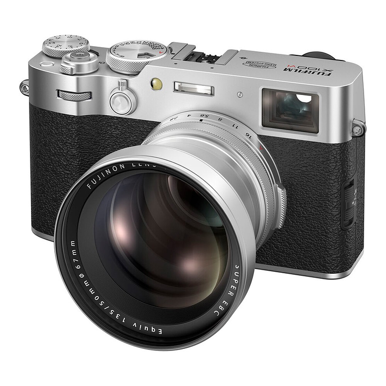 FUJIFILM X-100VI CÁMARA SILVER con Objetivo Fujinon 23mm f/2 19