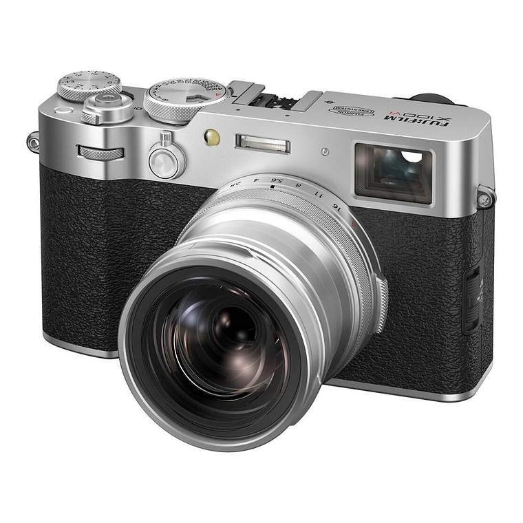 FUJIFILM X-100VI CÁMARA SILVER con Objetivo Fujinon 23mm f/2 20