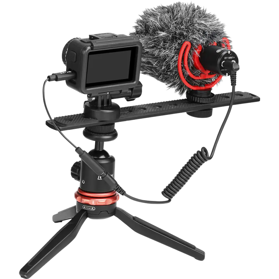Boya BY-K7 Mini Cable Adaptador Para DJI OSMO Action 3.5mm TRS Hembra a USB-C Macho 2
