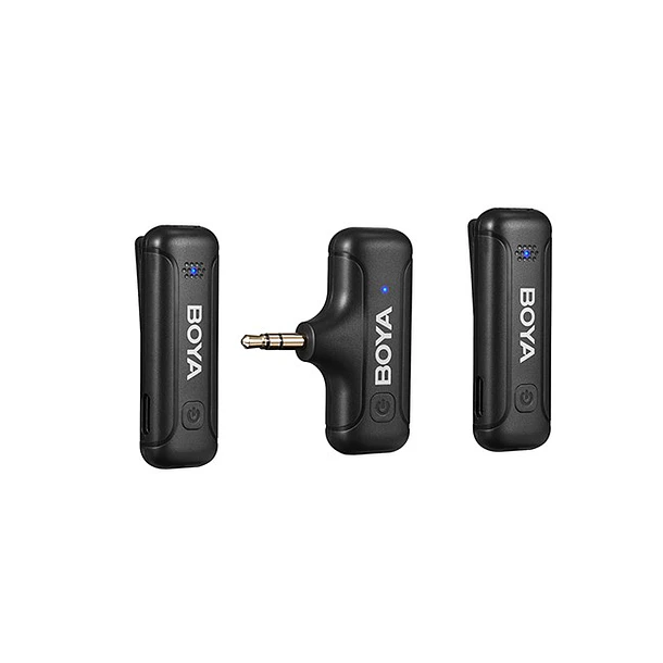 Boya BY-WM3T-M2 Mini 2.4GHz Micrófono Inalámbrico Conector TRS 3.5mm 6