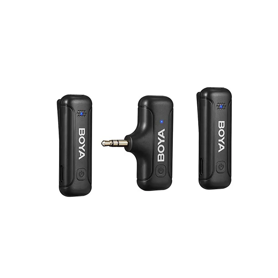 Boya BY-WM3T-M2 Mini 2.4GHz Micrófono Inalámbrico Conector TRS 3.5mm 6