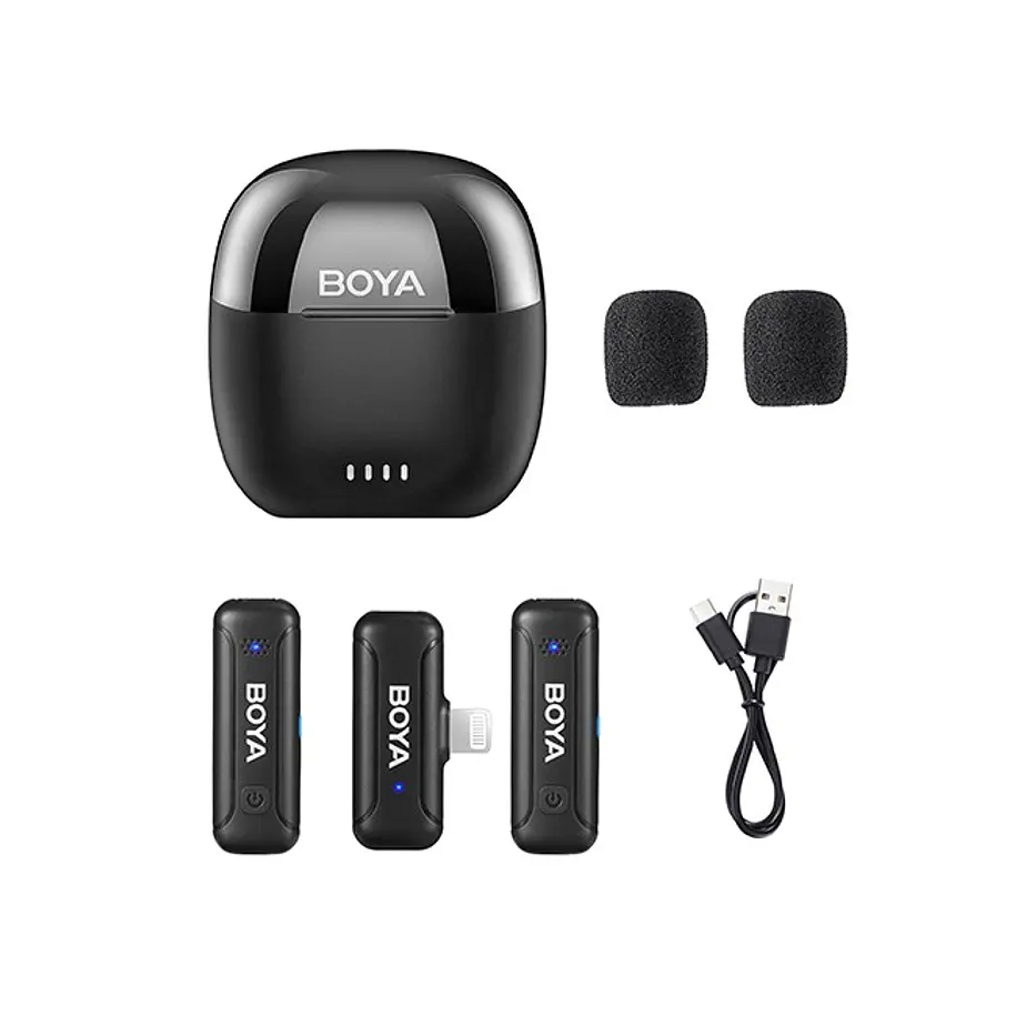 Boya BY-WM3T-D2 Mini 2.4GHz Micrófono Inalámbrico Conector Lightning 4