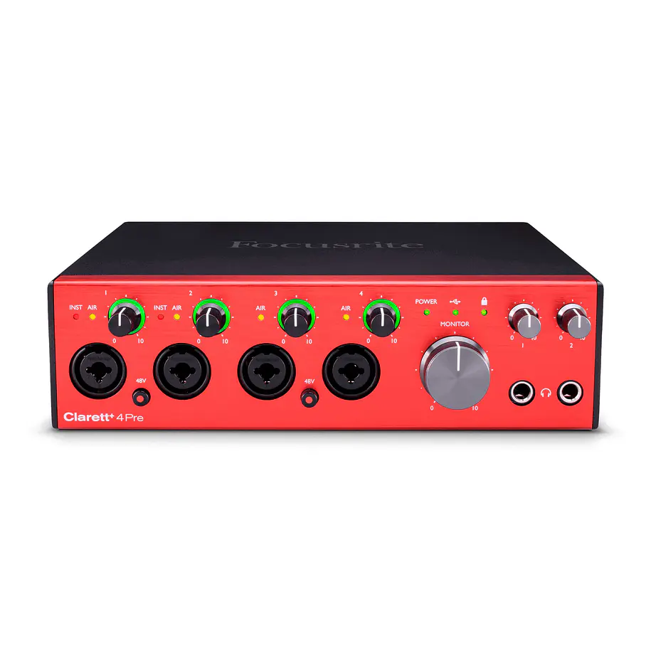 FOCUSRITE CLARETT+ 4PRE INTERFAZ AUDIO FOCUSRITE 1