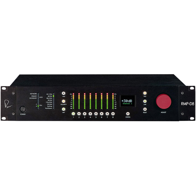 Rupert Neve RMP-D8 - Preamplificador de micrófono Dante® de 8 canales + convertidor (PRE-ORDER)!!! 1