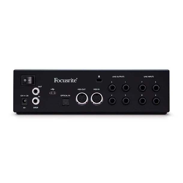 FOCUSRITE CLARETT+ 4PRE INTERFAZ AUDIO FOCUSRITE 2