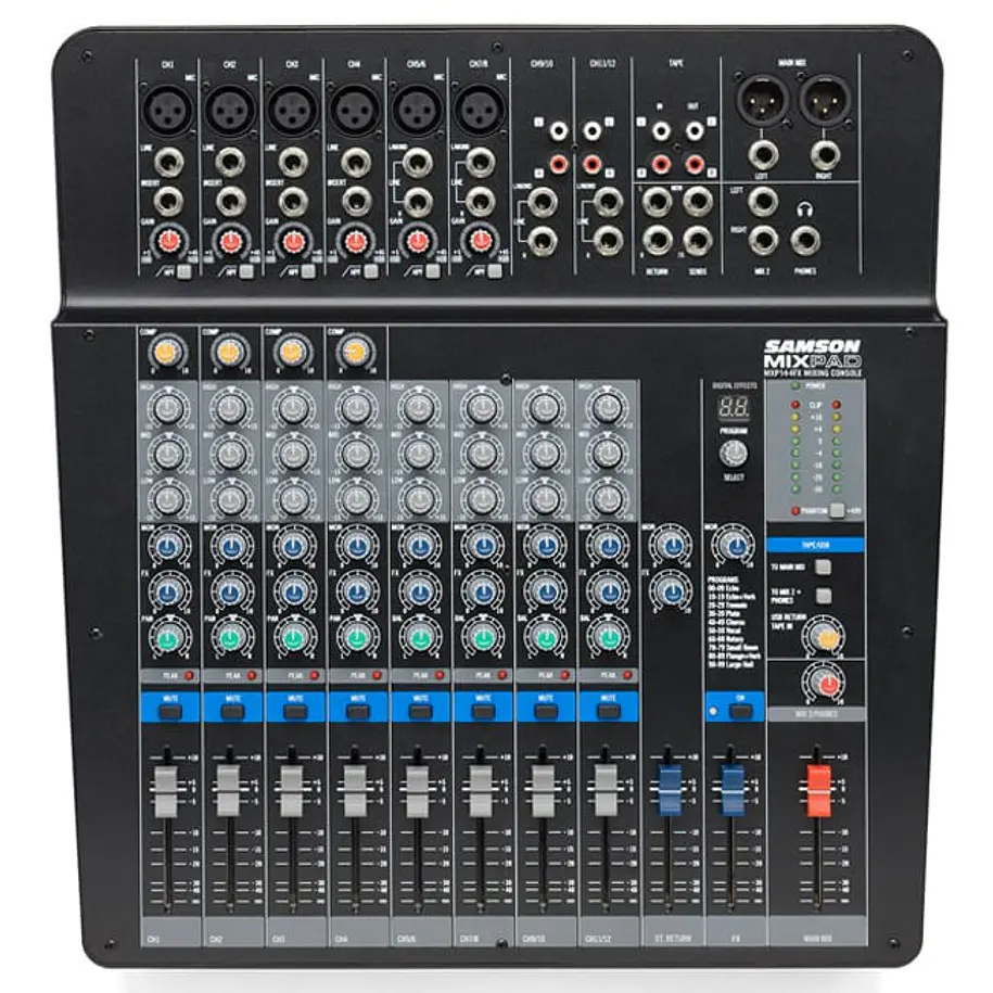 Samson Mxp144fx Bk Mixer Analogo Samson 1
