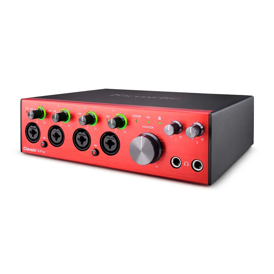 FOCUSRITE CLARETT+ 4PRE INTERFAZ AUDIO FOCUSRITE 3
