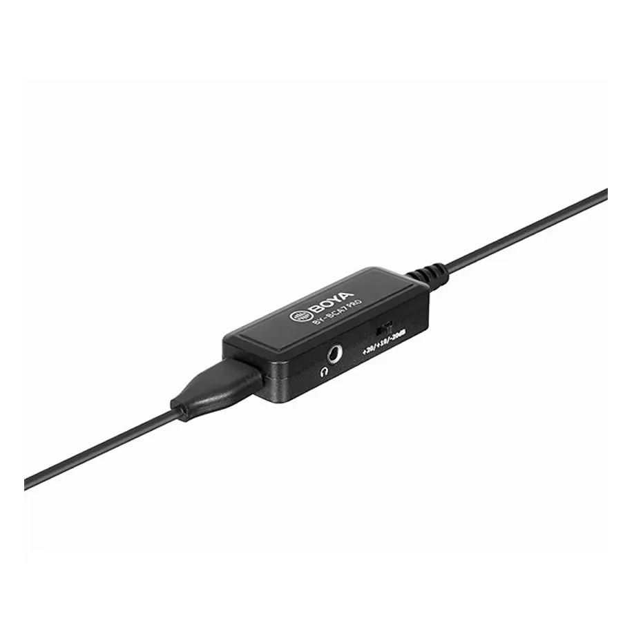 Boya BY-BCA7 PRO Cable Con Preamplificador XLR a Usb / Usb C / Lightning 2