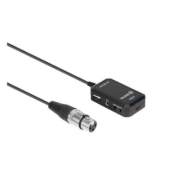 Boya BY-BCA70 Adaptador de Audio con Phantom Power XLR a Lightning, Usb y Usb-c de 6 Metros 2