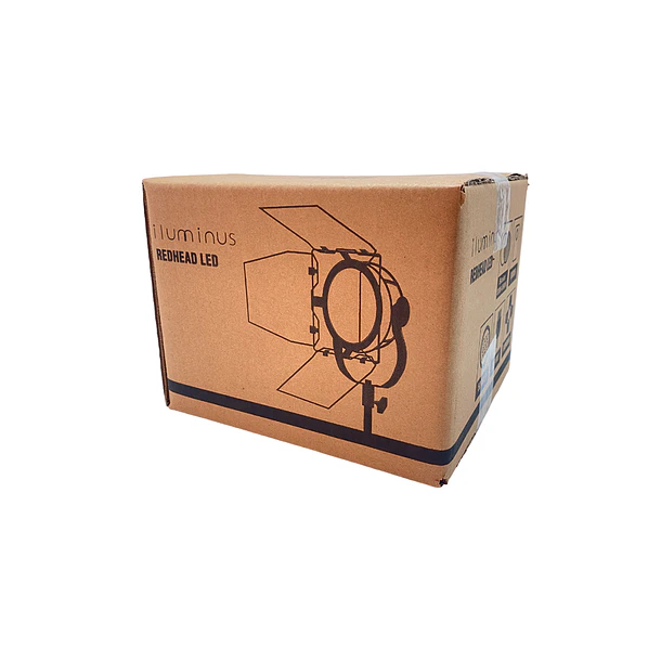 Iluminus Redhead Bicolor Luz Led 50W Con Dimmer y Barndoor 3