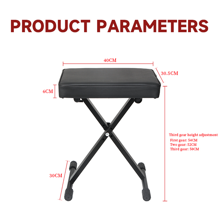 Hebikuo Sillin Ajutable Para Teclado O Piano Q-90b 7