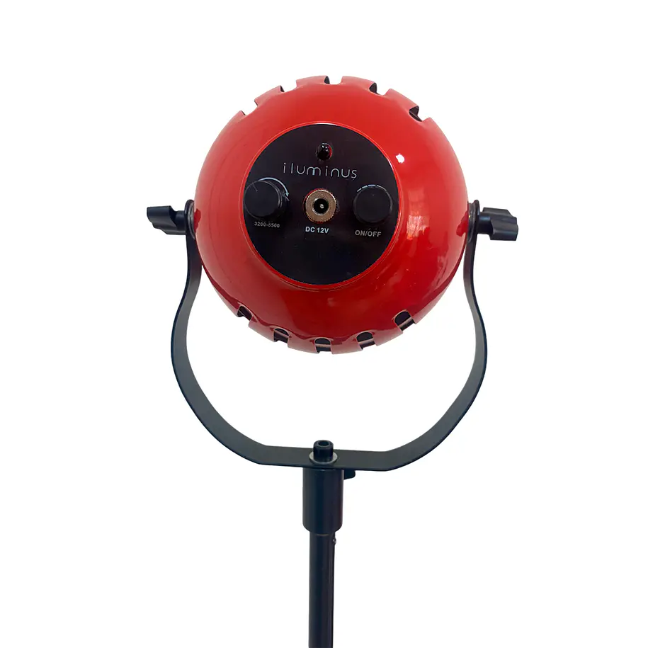 Iluminus Redhead Bicolor Luz Led 50W Con Dimmer y Barndoor 5