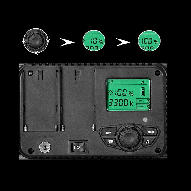 Triopo LED-200U Led Basculante 320 Leds (Bi) 7