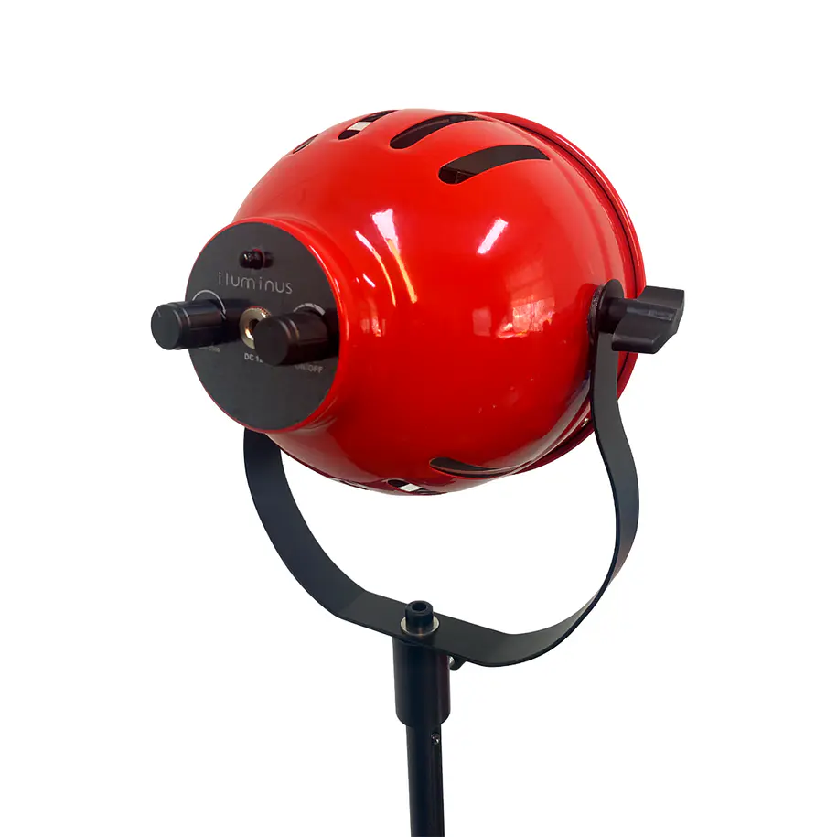Iluminus Redhead Bicolor Luz Led 50W Con Dimmer y Barndoor 6