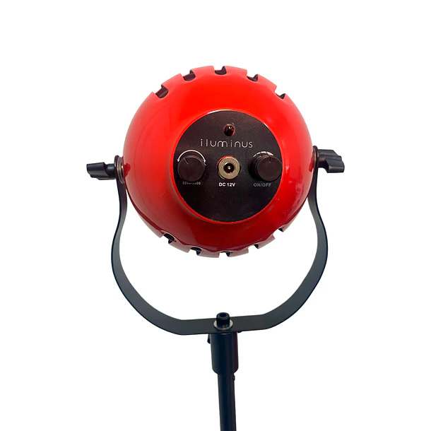 Iluminus Redhead Bicolor Luz Led 50W Con Dimmer y Barndoor 7
