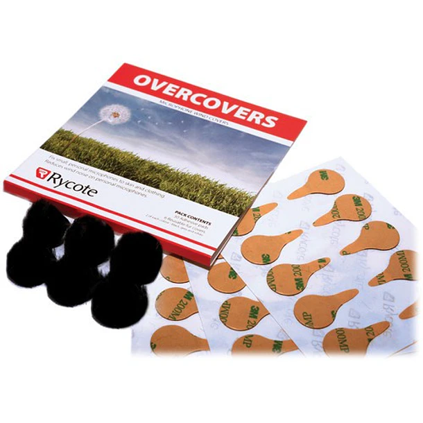 Rycote Rycote Overcovers (Negro, 6-Pack, 30 Stickies) 1
