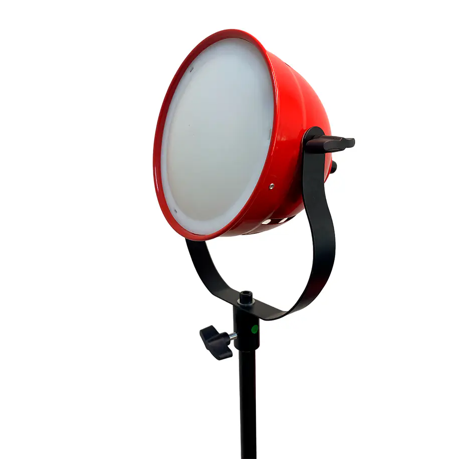 Iluminus Redhead Bicolor Luz Led 50W Con Dimmer y Barndoor 8