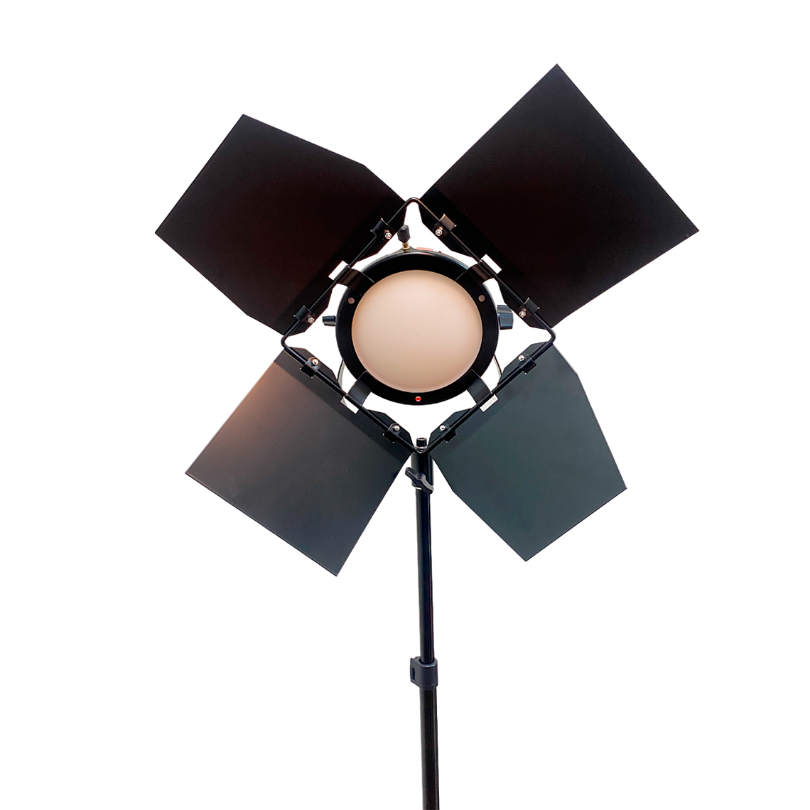 Iluminus Redhead Bicolor Luz Led 50W Con Dimmer y Barndoor 9