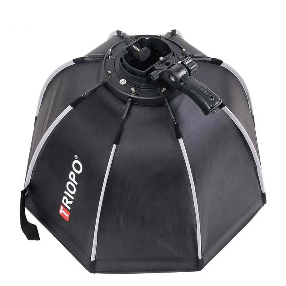 Triopo KS2-120 Softbox Octogonal Para Speedlight Con Empuñadura 120cm 2