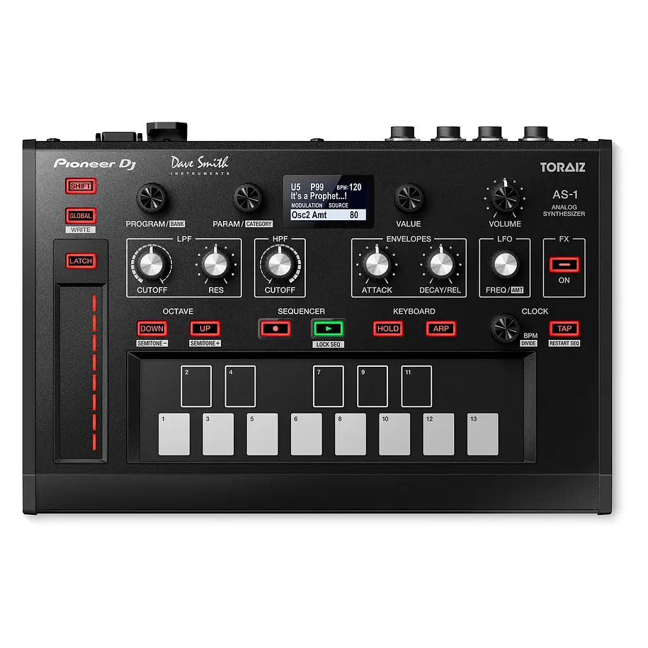 Pioneer Dj Toraiz As-1 Sintetizador Bk Control Superficie Dj Pioneer Dj 1
