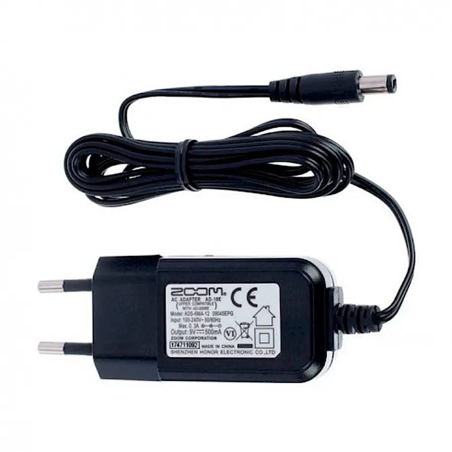 Zoom AD-16E Adaptador de Corriente  9v  0.5A 1