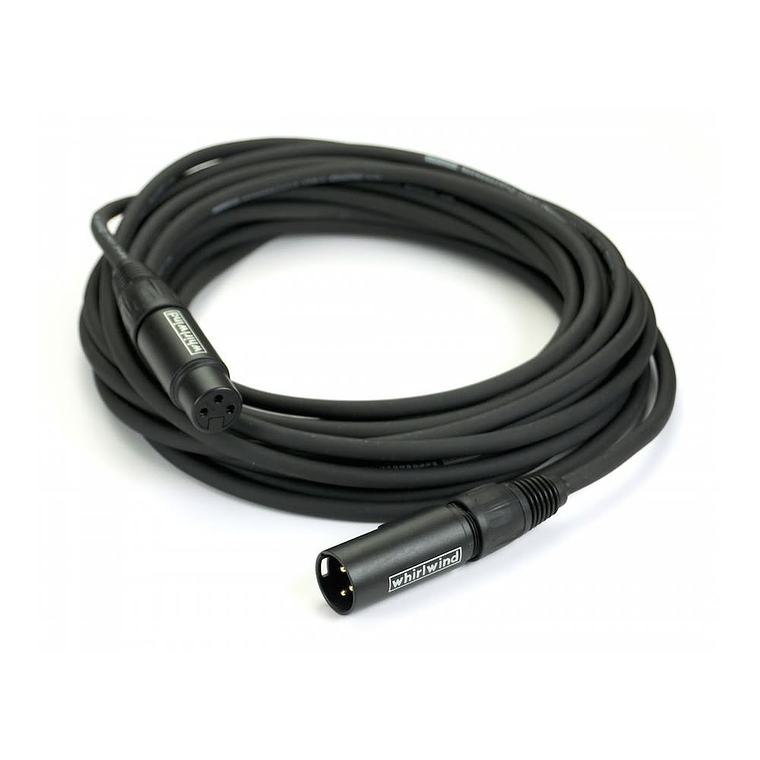 Whirlwind MK410 - Cable balanceado de micrófono 3 Mts 1