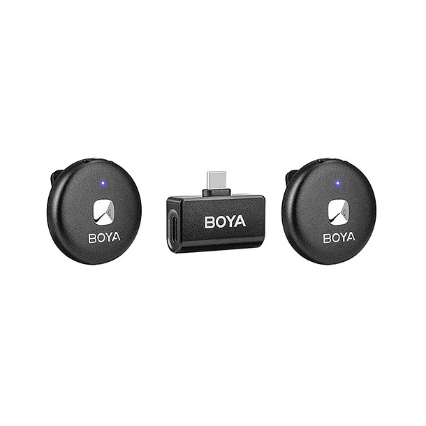 Boya Omic-U kit de micrófono doble inalámbrico con conector USB-C 2